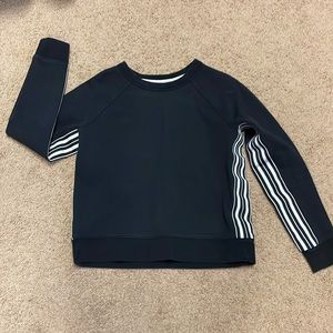 Athleta 24/7 STRIPED CREW SWEATSHIRT